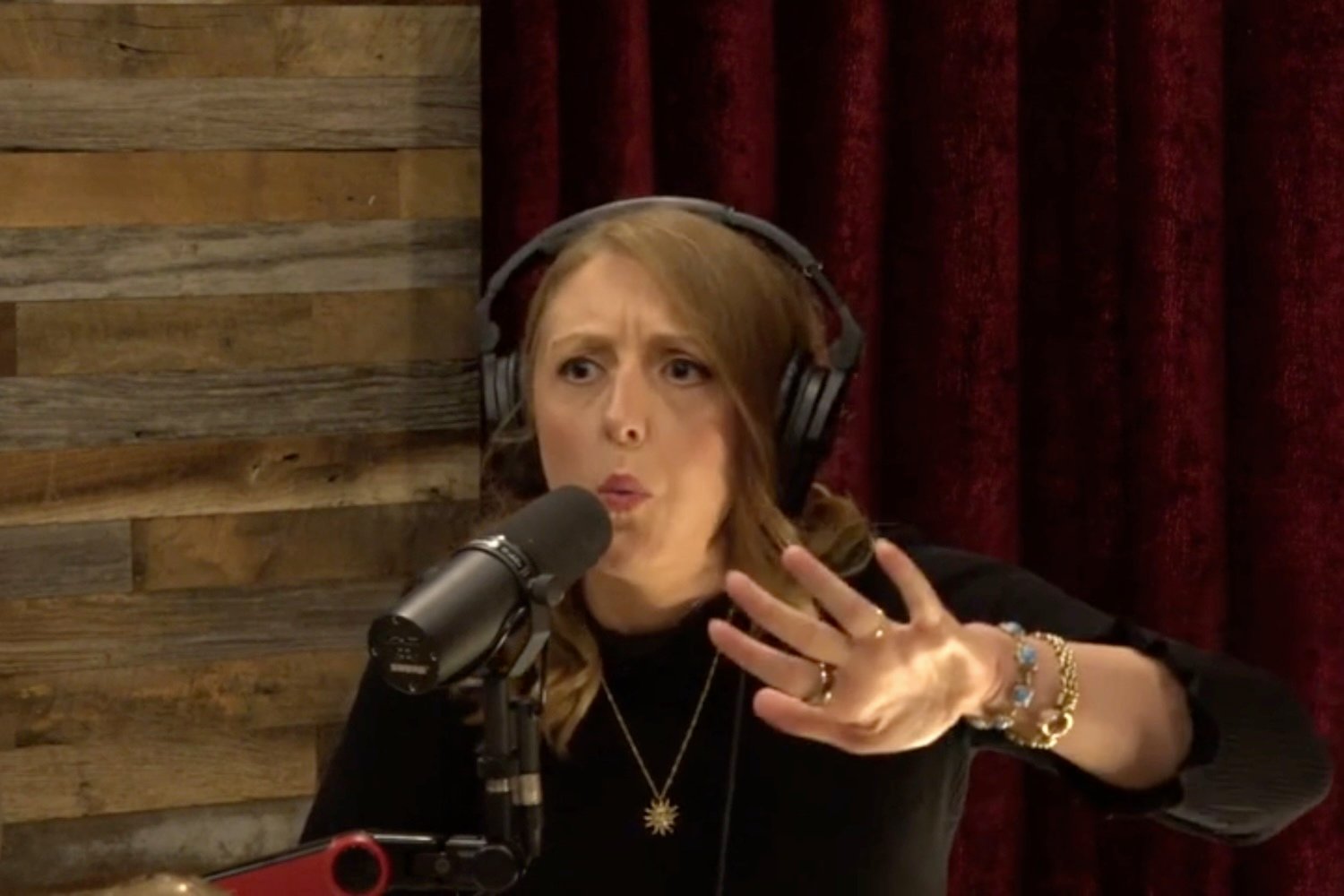 Dr. Casey Means, wellness influencer and nominee for Surgeon General, appears on the Joe Rogan podcast on October 8, 2024.