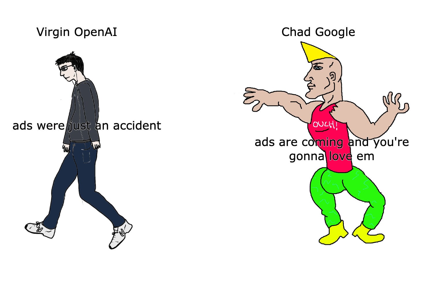A meme that reads